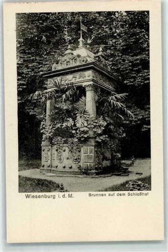 Wiesenburg Schloß Wiesenburg Schloßhof Schloßbrunnen