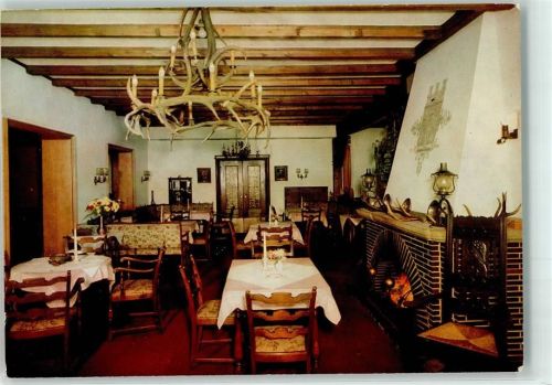 Wünnenberg Hotel-Pension Jagdhaus Jagdzimmer Offener Kamin