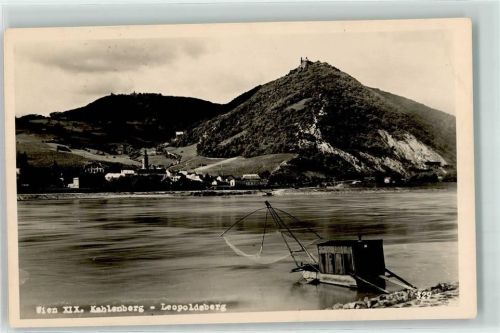Wien Kahlenberg Leopoldsberg Fischerboot