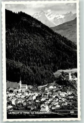Landeck mit Kaunergrat