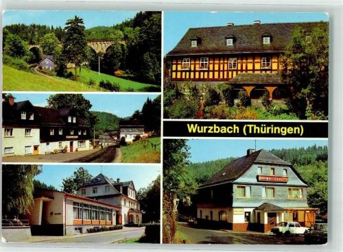 Wurzbach Gasthaus Zum Sormitztal FDGB Erholungsheim Rudi Arnstadt Gasthaus Heinrichshütte