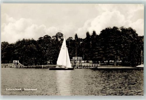 Lehnin Strandbad Segelboot