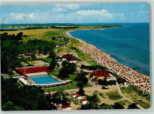 Hohwacht Strand Schwimmbad Fliegeraufnahme