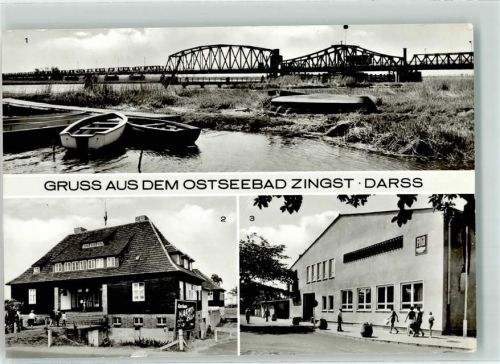 Zingst Meiningenbrücke Kurhaus FDGB-Erholungsheim Nordlicht