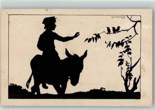 sign.Carus Esel Junge H.I. Nr.16