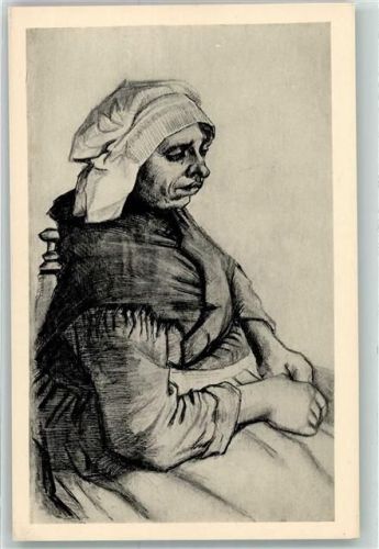 Amsterdam Frau Tracht Serie 5 Nr.10 Van Gogh, V. Künstlerkarte