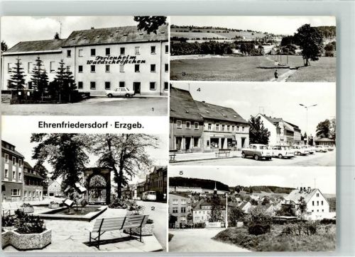 Ehrenfriedersdorf Pension Waldschlößchen Karl-Marx-Platz Auto Oldtimer