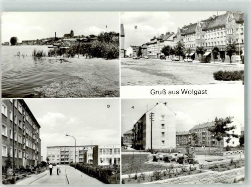 Wolgast Peenestrom Ernst-Thälmann-Straße Neubauten Johann-Wolfgang-Goethe-Straße