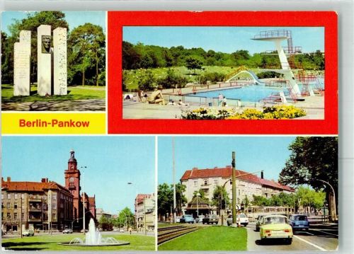 Pankow Denkmal Julius Fucik Freibad Johannes-R.-Becher-Straße Vinetastraße