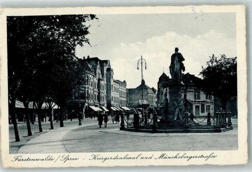 Fürstenwalde Münchsbergerstraße Kriegerdenkmal