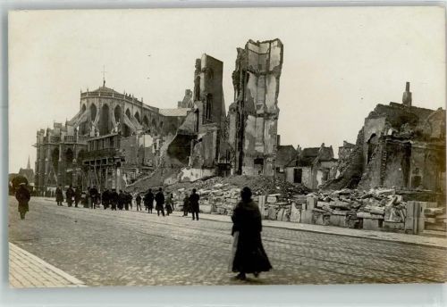 Loewen Zerstörter Stadtteil von Löwen