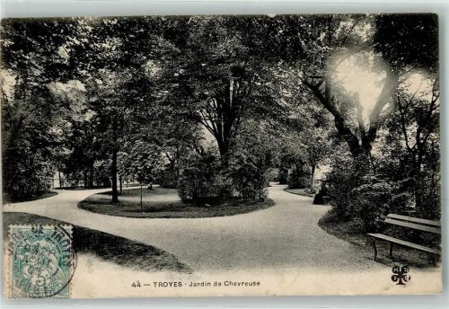 Troyes 1905 Jardin de Chevreuse