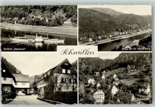 Schmilka Elbtal OT. Kamerun Ausflugsdampfer