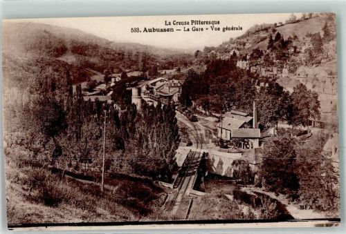 Aubusson Bahnhof Eisenbahn