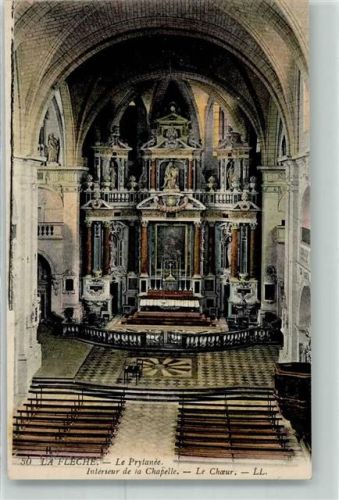 La Fleche le Prytanee Interieur de la Chapelle Le Choeur