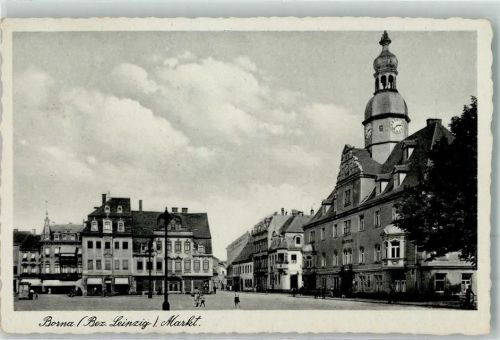 04552 O7200 Borna b Leipzig - Markt WK II Stempel