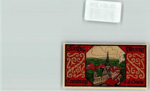 Camburg 1921 50 Pfennig das Bürgermeisteramt