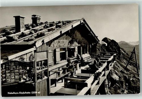 Nebelhorn Gipfelhütte Nebelhorn-Gipfelhütte Hüttenstempel