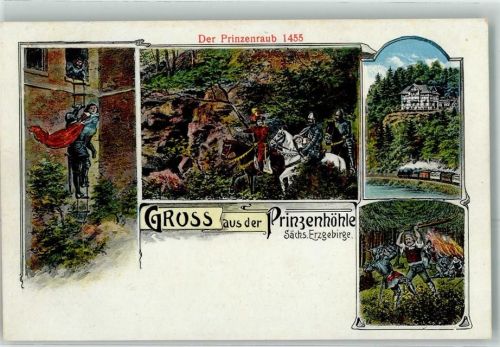 Hartenstein 1455 Der Prinzenraub aus der Prinzenhöhle Eisenbahn