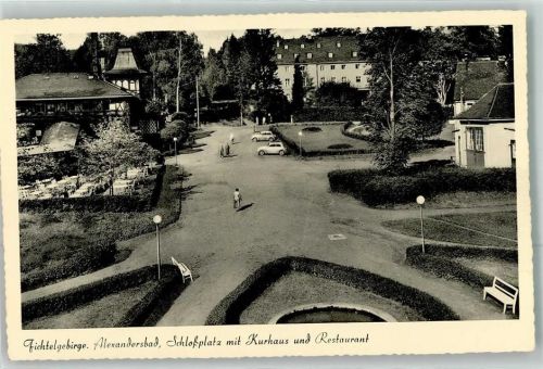 Bad Alexandersbad Schloßpatz Kurhaus Restaurant