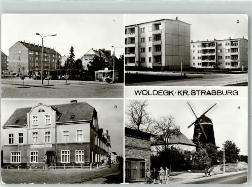 Woldegk Marktplatz Neubauten Hotel Ratskeller Windmühle