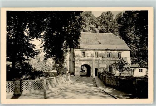 17252 O2083 Mirow , Meckl Foto AK Torhaus zur Schloßinsel