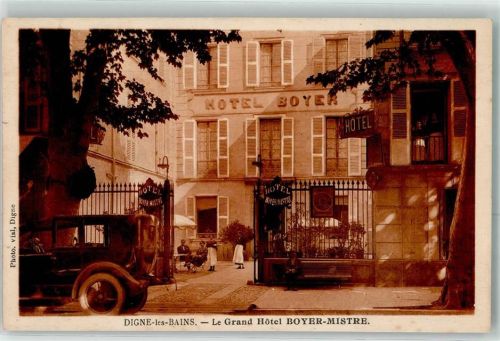 Digne-les-Bains le Grand Hotel Boyer Mistre Oldtimer