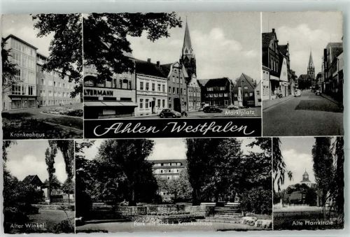 Ahlen Krankenhaus Alter Winkel Marktplatz Alte Pfarrkirche Parkanlage