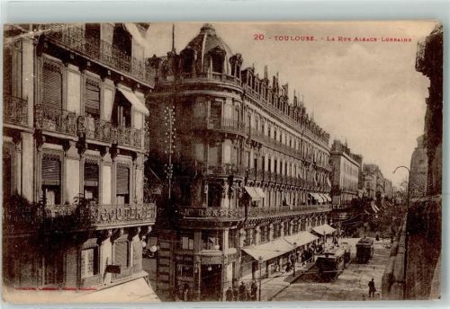 Toulouse La Rue Alsace Lorraine Tram