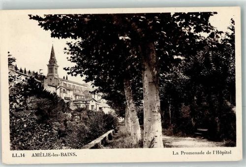 els Banys d'Arles la Promenade de l`Hopital
