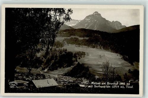 Matrei 1931 mit Serlesspitze