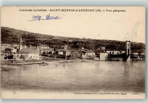 Saint-Martin-d'Ardeche Kirche Brücke