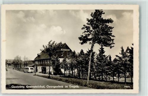 Zinnwald-Georgenfeld Gasthaus Grenzsteinhof Omnibus
