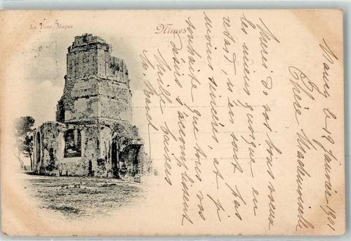 Nimes 1901 La Tour Magne