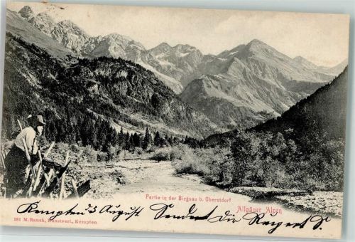 Birgsau 1903 Allgäuer Alpen b. Oberstdorf