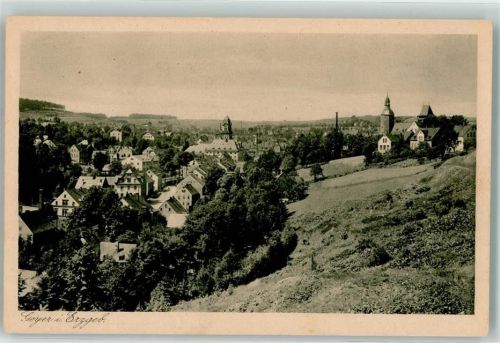 Geyer mit St. Laurentiuskirche Wachtturm und Rathaus