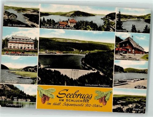 Seebrugg Schluchsee Bundesbahnerholungsheim Bahnhofsgasthaus