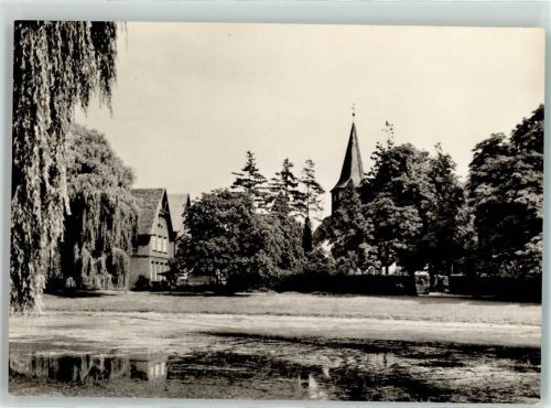 14612 O1540 Falkensee Foto AK Am Pfuhl