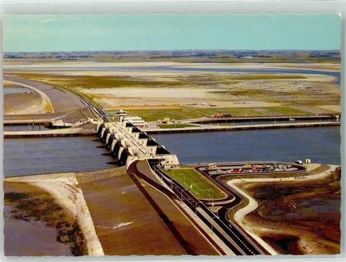 Vollerwiek Fliegeraufnahme Eidersperrwerk