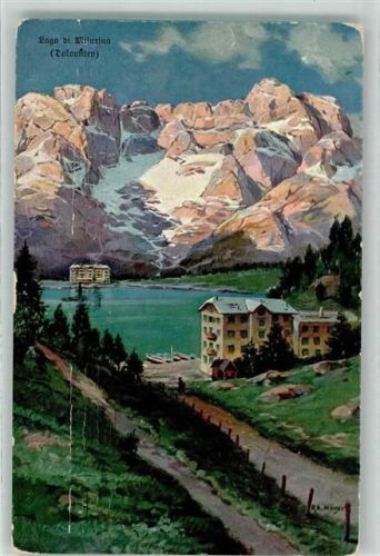 Misurina 1914 Künstlerkarte sign. Höger