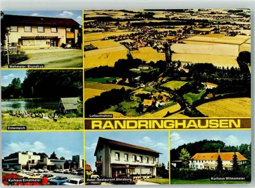 Bad Randringhausen Hotel Ahnsburg Kurhaus Fliegeraufnahme