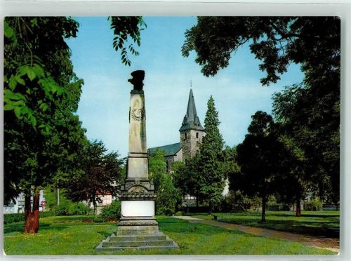Hemer Ebberg-Kirche und Kriegerdenkmal