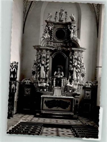 51709 W5277 Marienheide Andruck Altar in der Pfarrkirche Ort handschriftlich