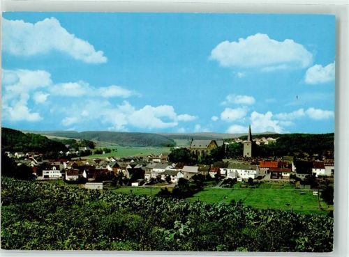 54558 W5569 Gillenfeld Foto AK mit St. Andreas-Kirche