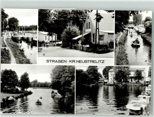 Strasen MS Freundschaft i.d. Schleuse Gasthaus zur Schleuse Priepert