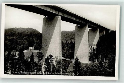 Siebenlehn Die größte Reichsautobahnbrücke Nossen Sonderstempel