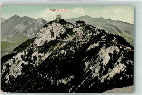 Falkenstein 1913 Burg Ruine Hotel