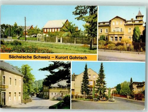 Gohrisch Dorfplatz Kurheim FDGB-Heim Erholung