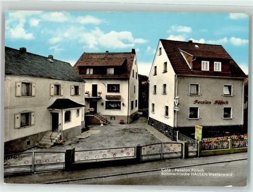 Hausen Cafe Pension Pötsch Sommerfrische Stückzahlkarte