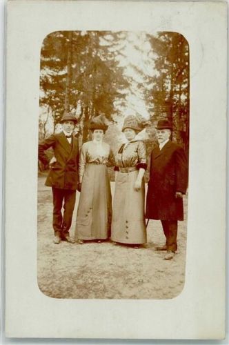 Viersen 1912 Mann Frau Hut Ort lt. Stempel